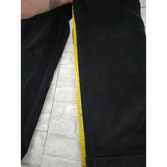 LL Bean Men's Black Corduroy Pants Size 40 x 32 Classic Fit OABR5 Casual Cotton - Picture 14 of 16